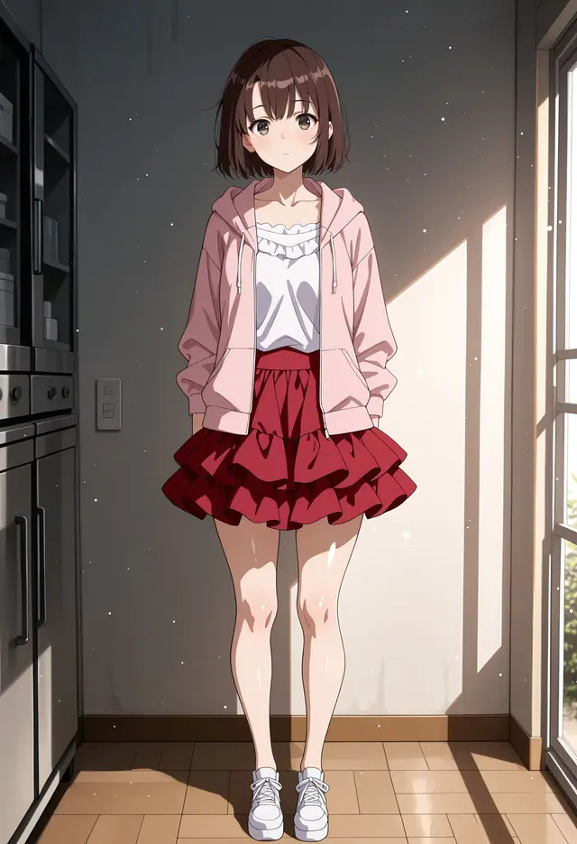 Katou Megumi — Casual Outfit