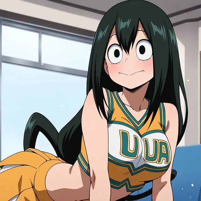 Tsuyu Asui — Cheerleader